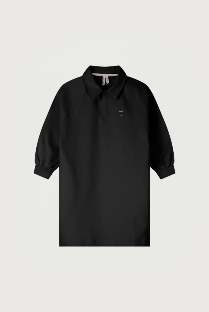 Gray Label POLO DRESS GOTS Pirate Black