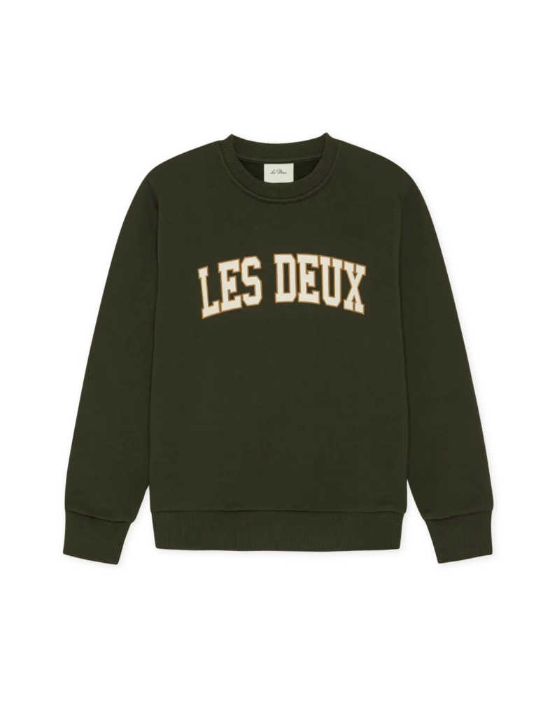 Les Deux COLLEGE SWEATSHIRT Rosin Green