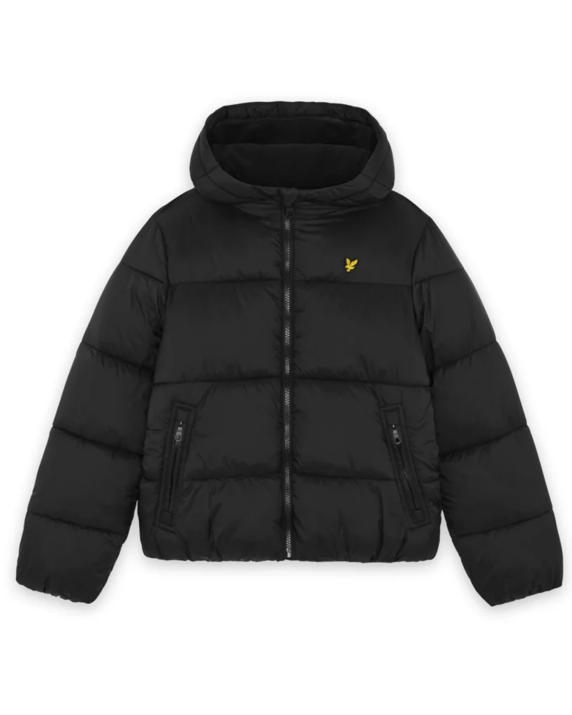 Lyle & Scott FLEECE LINED PADDED JACKET Jet Black